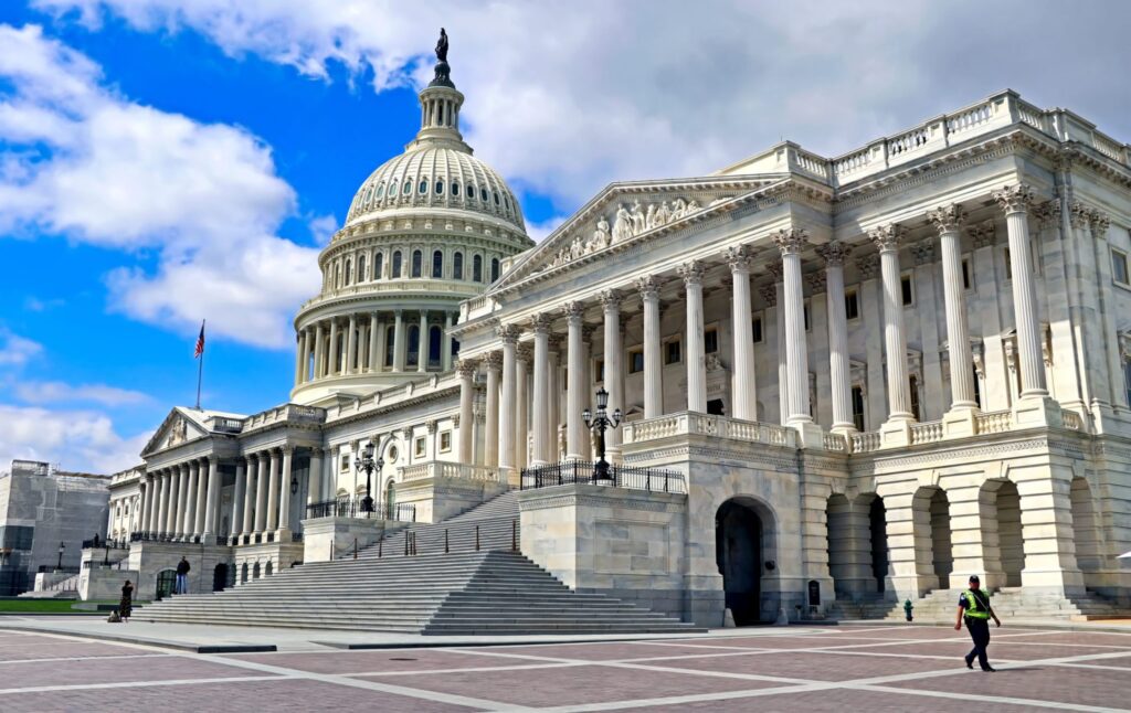 A picture of the outside of the U.S. Congress, representing how one can benefit from calling a Portland criminal defense lawyer.